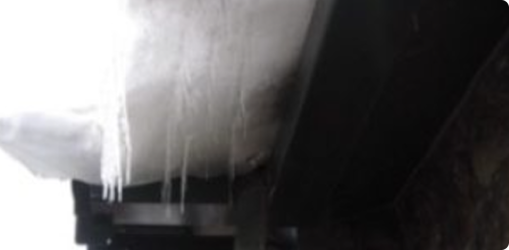 Roof Have Snow and Ice Damage