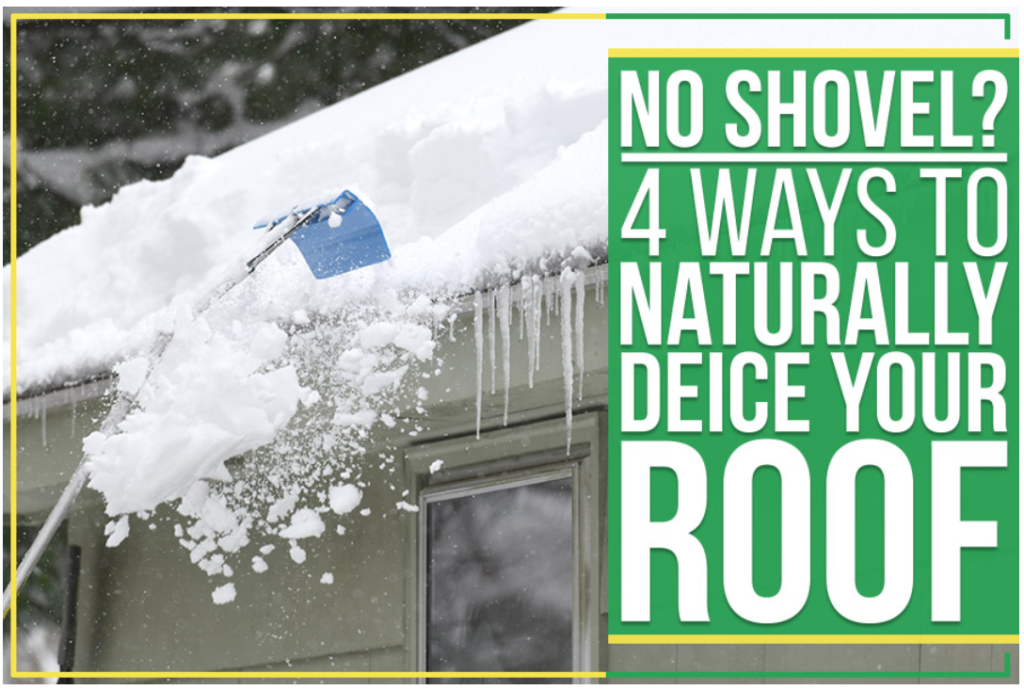 Preventing ice dams by removing roof snow accumulation using a specialized roof rake.